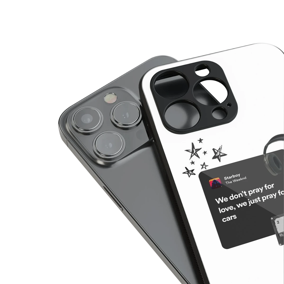 Weeknd Starboy stylish phone case for iPhone 16 | glossy glass and slim fit