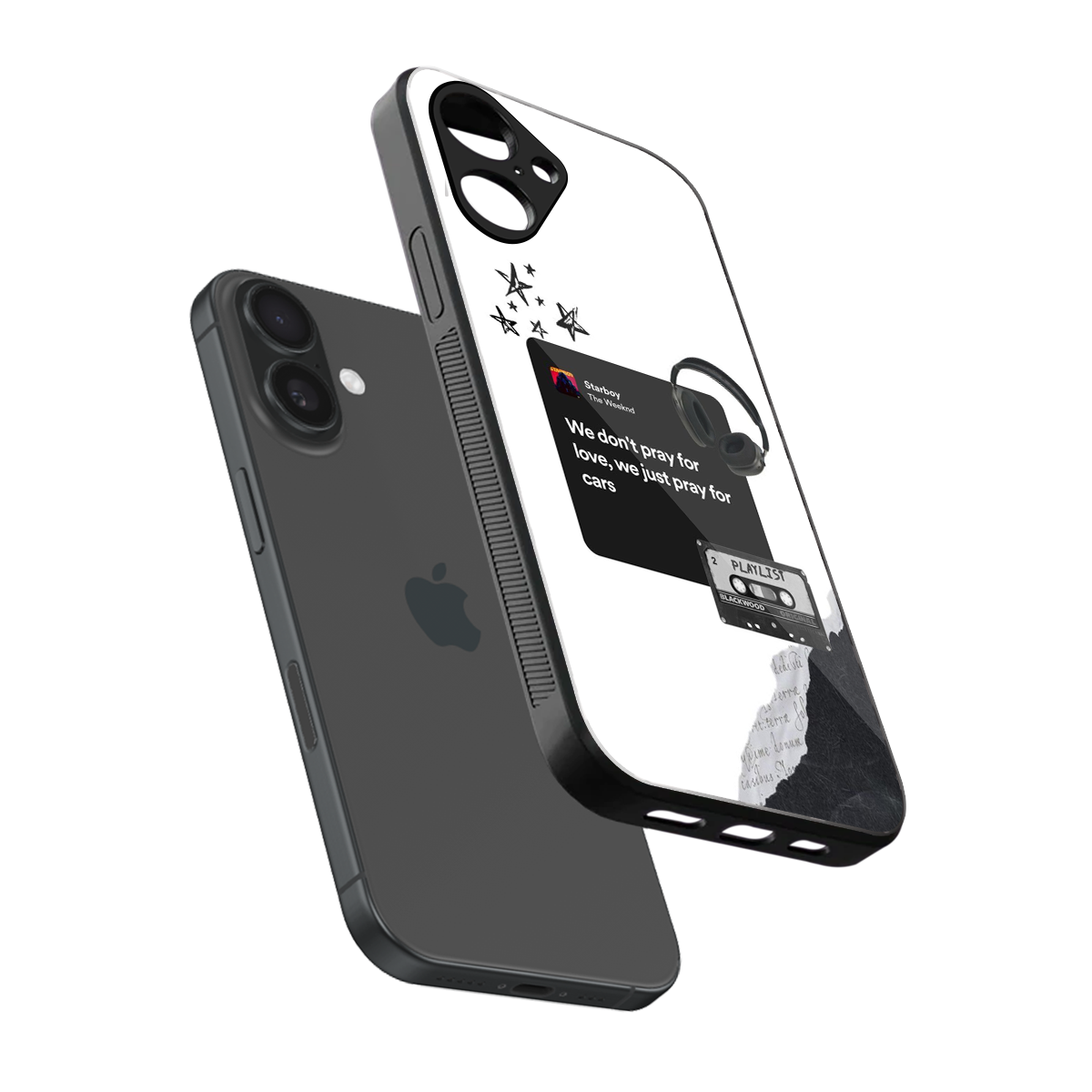 Weeknd Starboy Phone Case for Iphone 16 | Glass Case