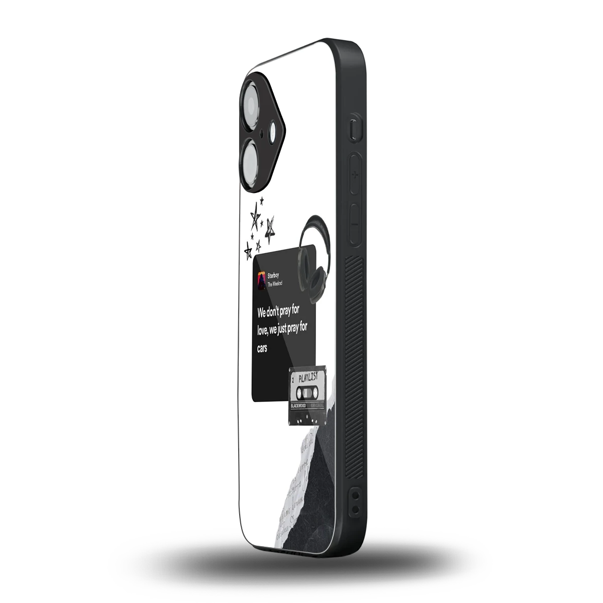 Weeknd Starboy iPhone 16 mobile cover | shockproof glass phone case