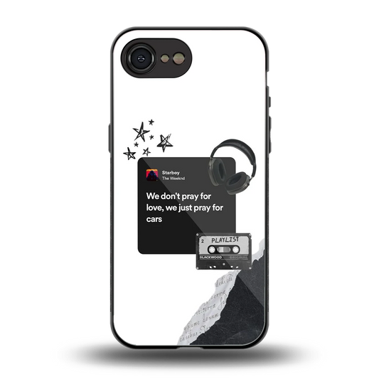 Weeknd Starboy back phone cover | glass case for iphone 17e