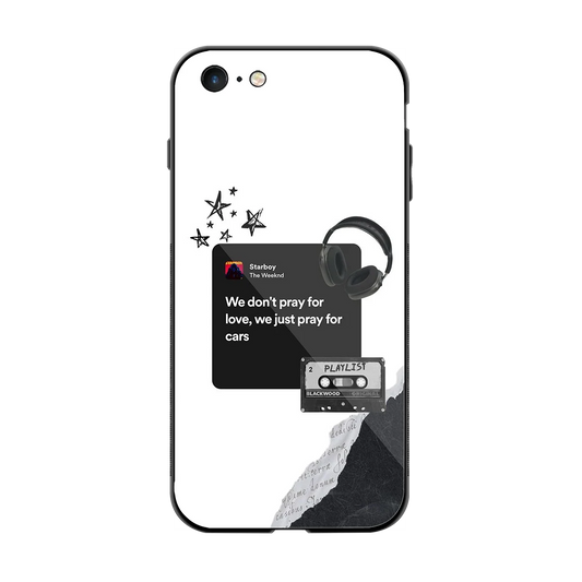Weeknd Starboy back phone cover | glass case for iphone 6s plus