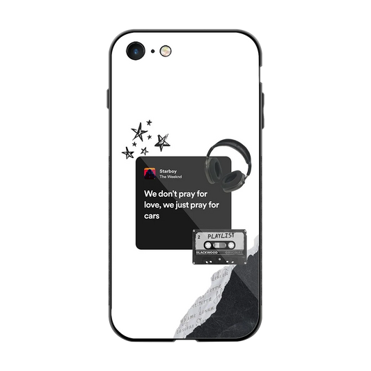 Weeknd Starboy back phone cover | glass case for iphone 7