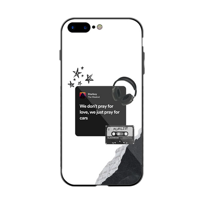 Weeknd Starboy back phone cover | glass case for iphone 7 plus