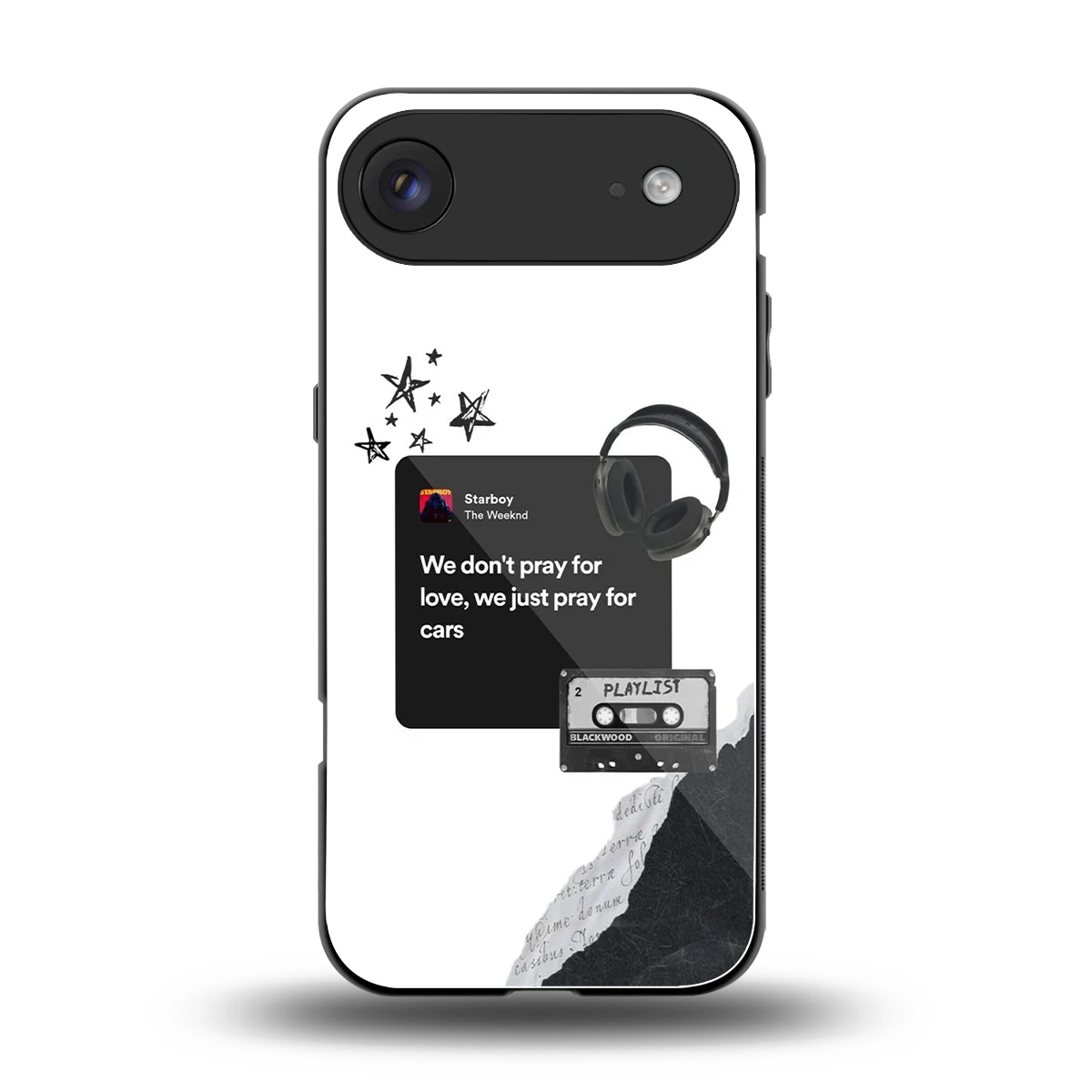 Weeknd Starboy back phone cover | glass case for iphone air