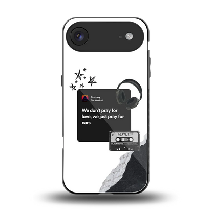 Weeknd Starboy back phone cover | glass case for iphone air