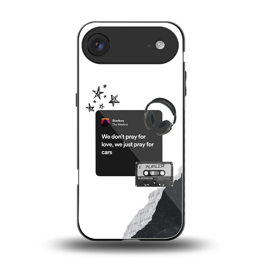 Weeknd Starboy back phone cover | glass case for iphone air