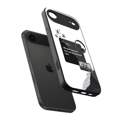 Weeknd Starboy sleek iphone air cover with tempered glass back and TPU edges