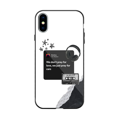 Weeknd Starboy back phone cover | glass case for iphone x