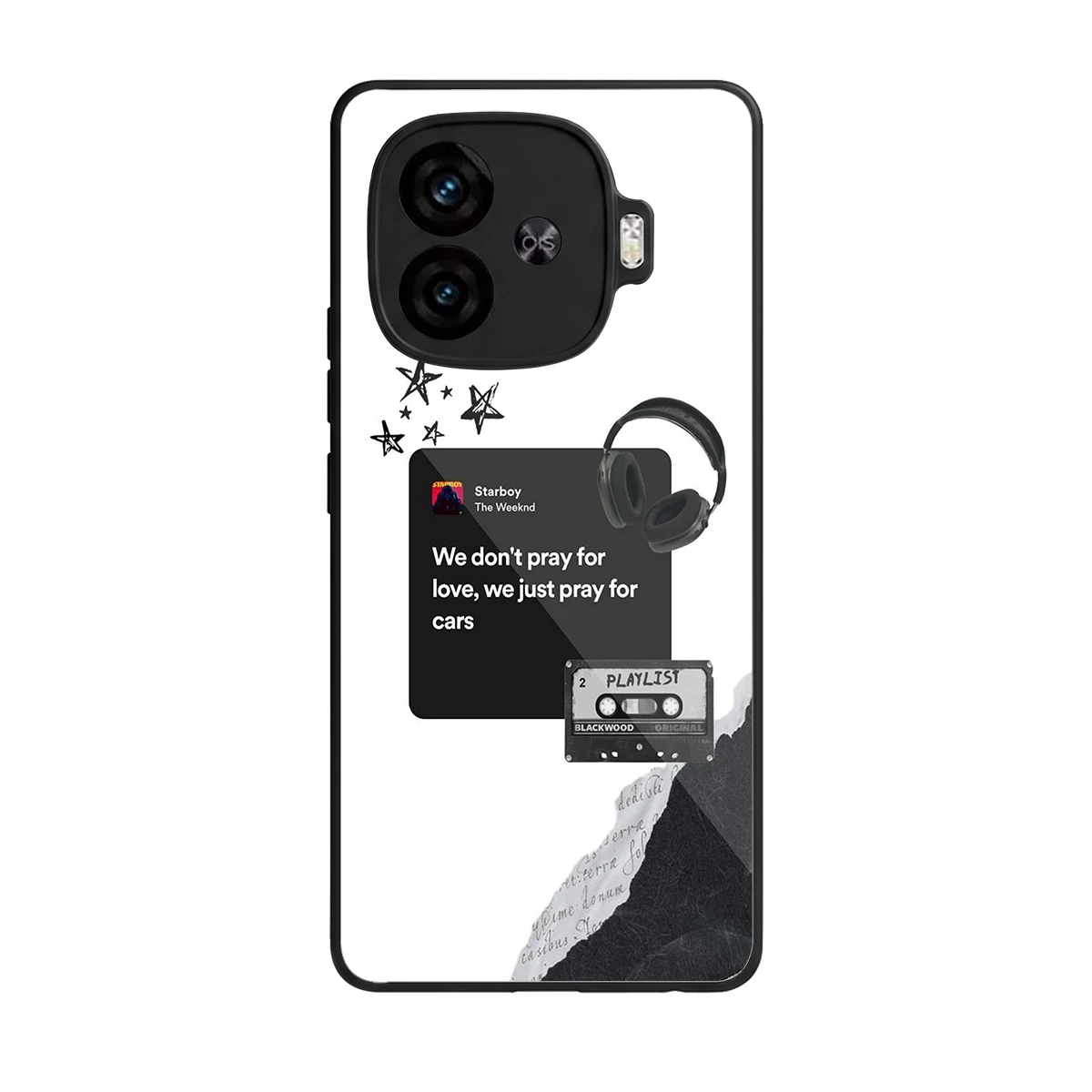 Weeknd Starboy back phone cover | glass case for iqoo neo 10r 5g