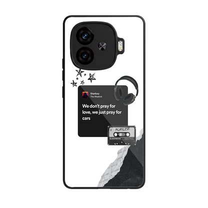 Weeknd Starboy back phone cover | glass case for iqoo neo 10r 5g