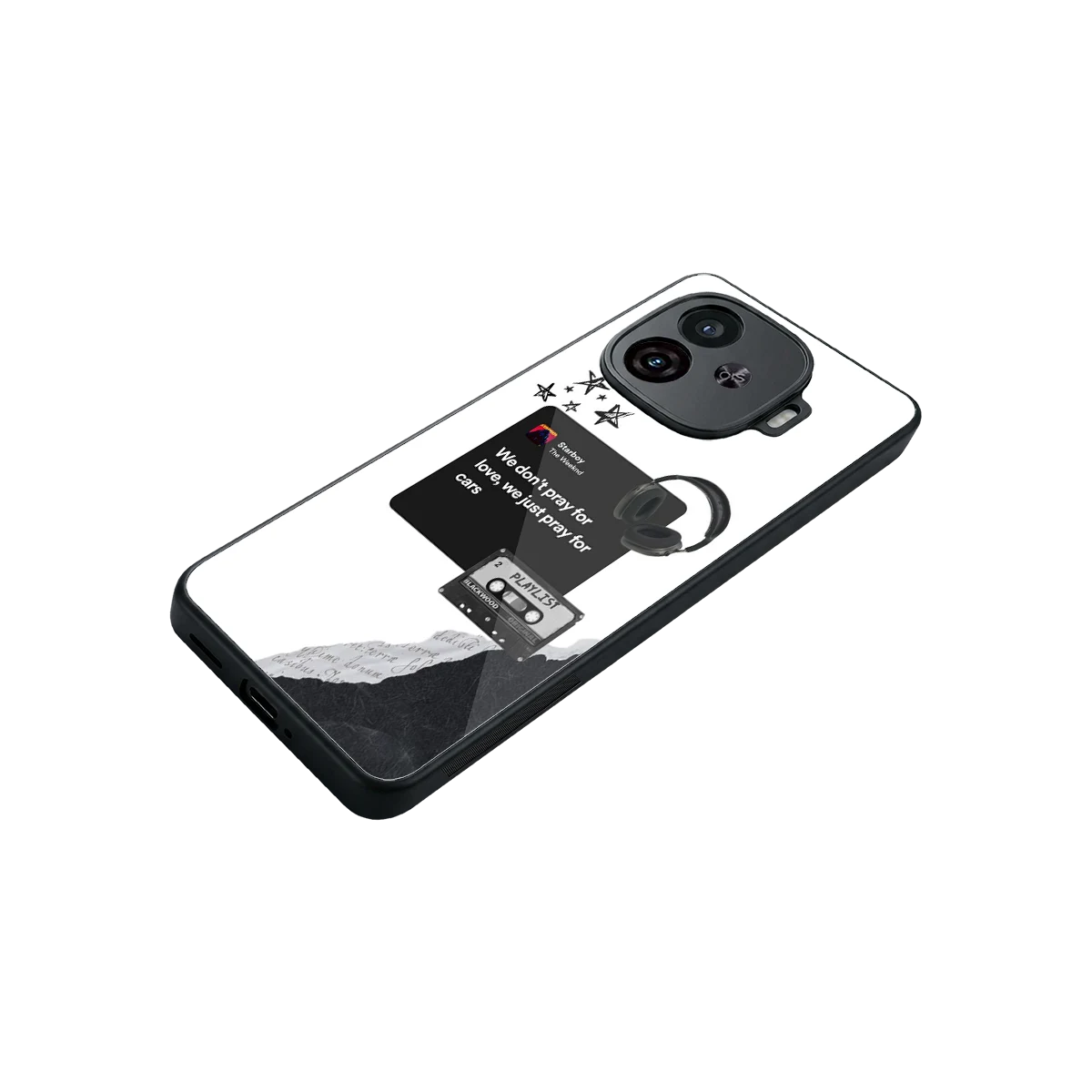 Weeknd Starboy stylish phone case for iqoo neo 10r 5g | glossy glass and slim fit