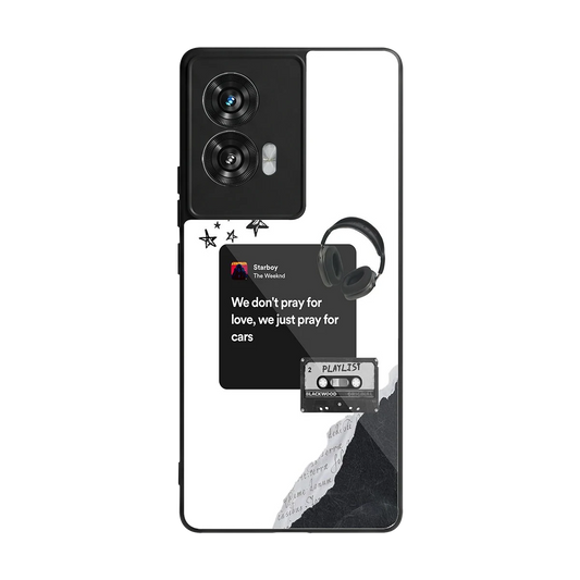 Weeknd Starboy back phone cover | glass case for motorola edge 50 fusion