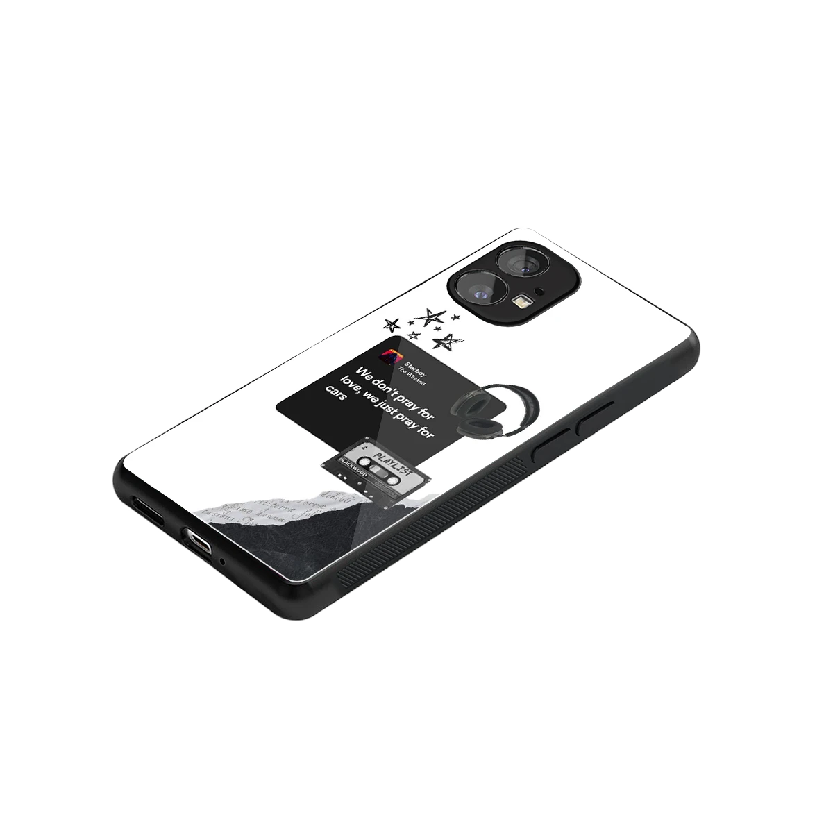 Weeknd Starboy stylish phone case for nothing phone 1 | glossy glass and slim fit