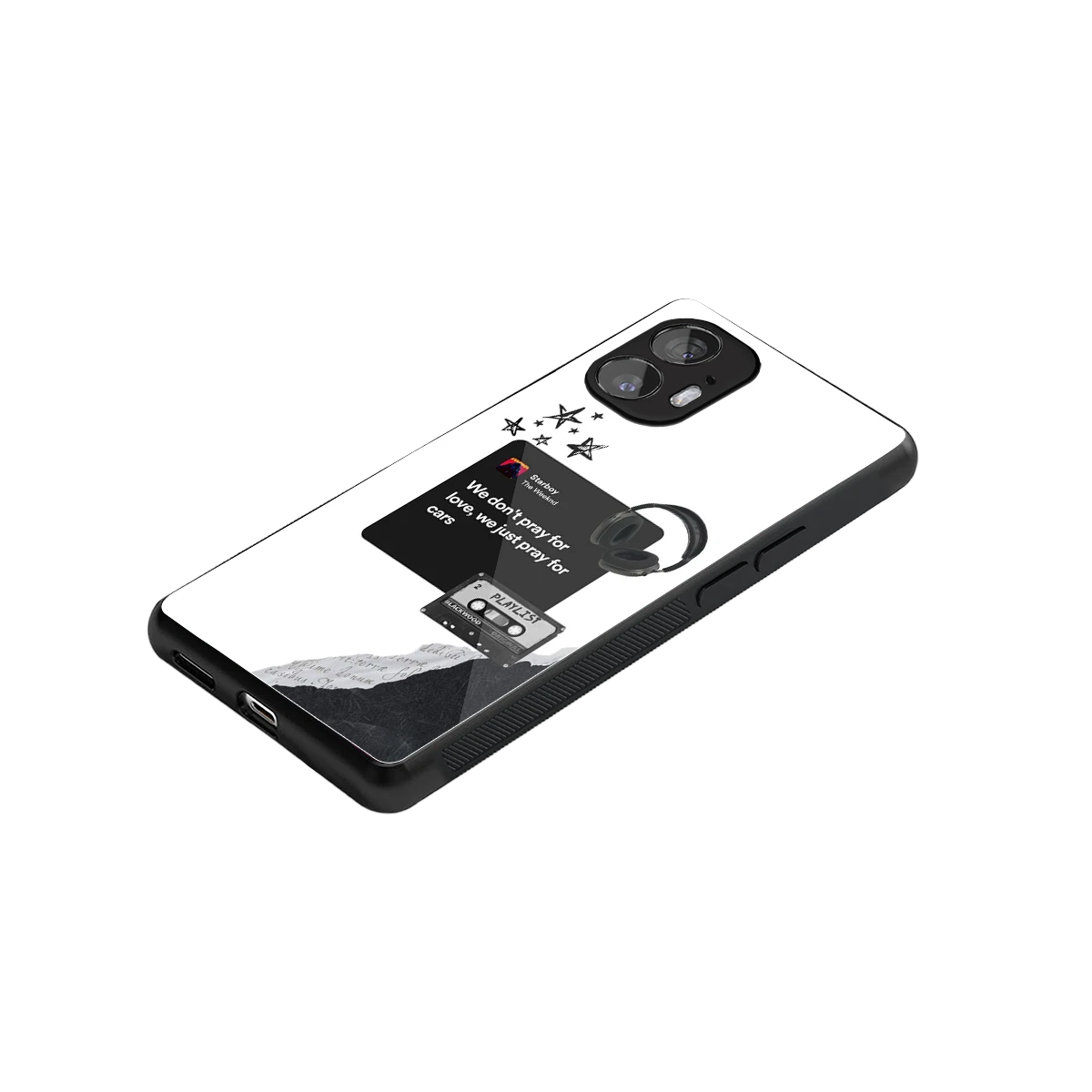 Weeknd Starboy stylish phone case for nothing phone 2 | glossy glass and slim fit