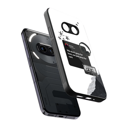Weeknd Starboy sleek nothing phone 2a cover with tempered glass back and TPU edges