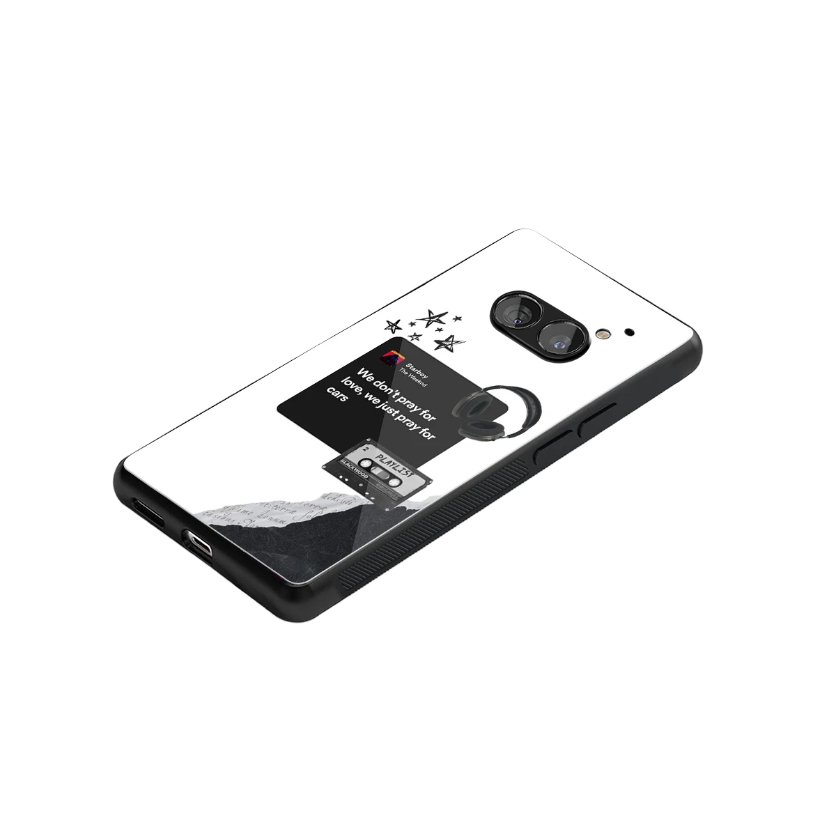Weeknd Starboy stylish phone case for nothing phone 2a plus | glossy glass and slim fit