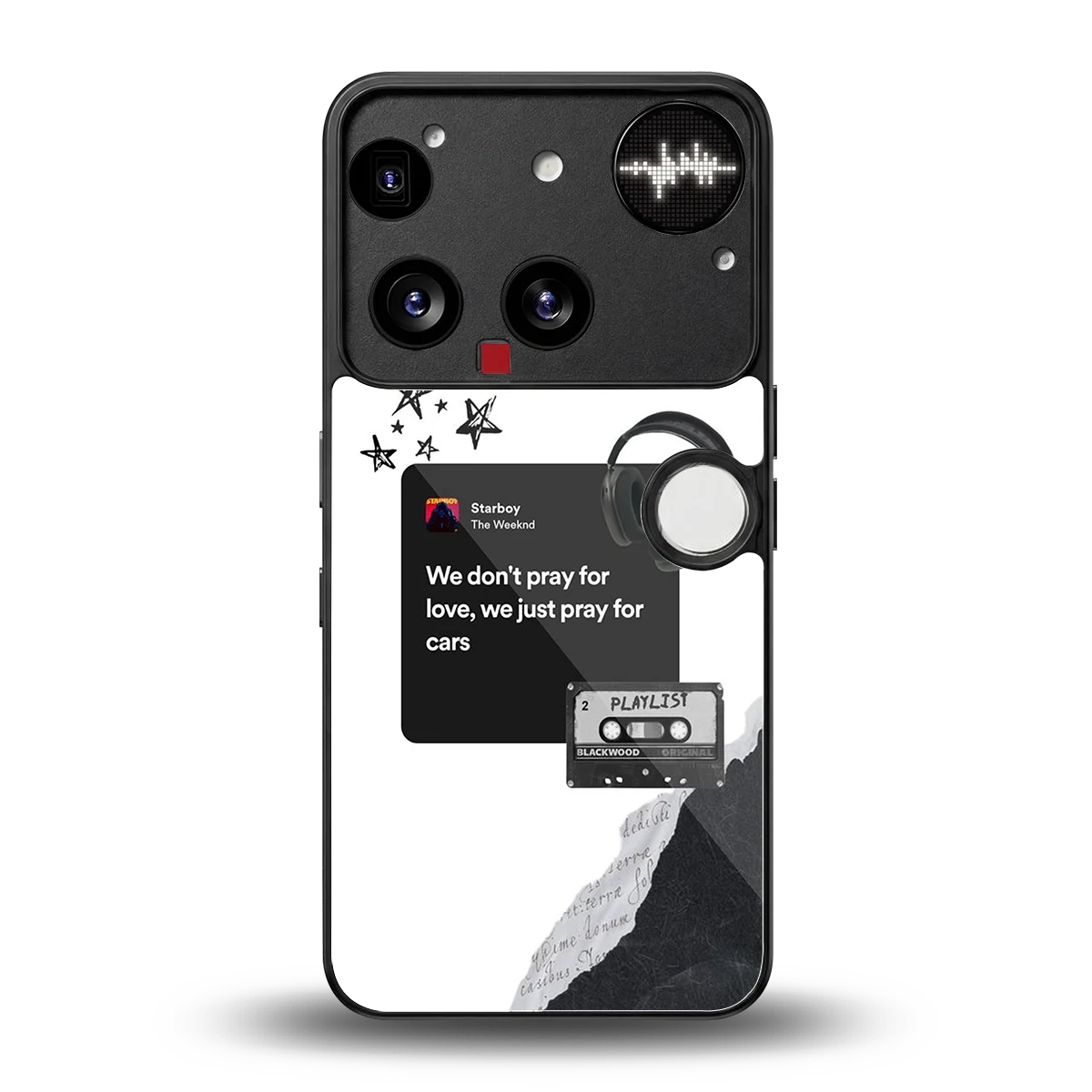 Weeknd Starboy back phone cover | glass case for nothing phone 3