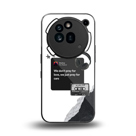 Weeknd Starboy back phone cover | glass case for nothing phone 3a pro