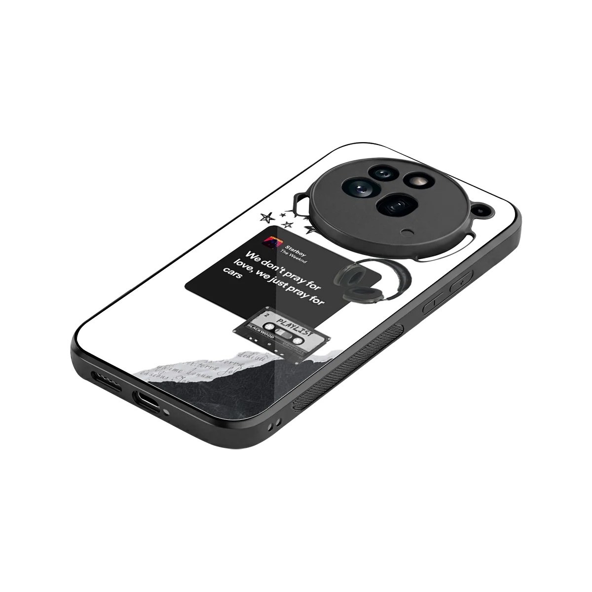 Weeknd Starboy stylish phone case for nothing phone 3a pro | glossy glass and slim fit
