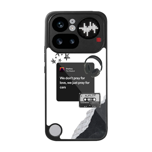 Weeknd Starboy back phone cover | glass case for nothing phone 4a pro