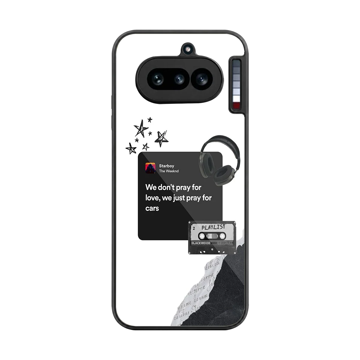 Weeknd Starboy back phone cover | glass case for nothing phone 4a