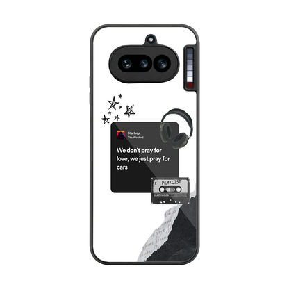 Weeknd Starboy back phone cover | glass case for nothing phone 4a