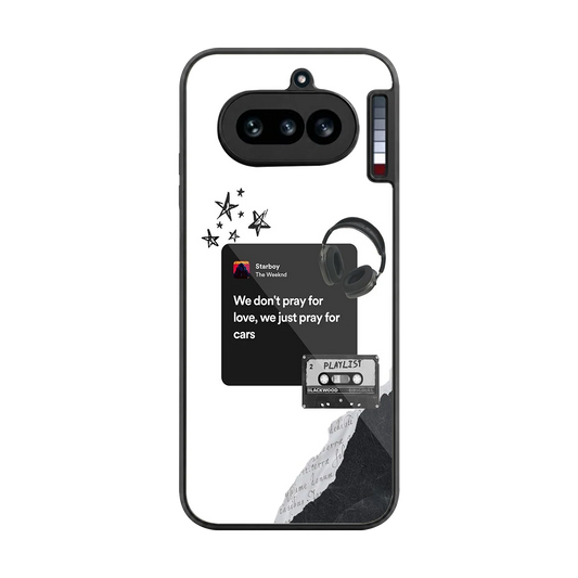 Weeknd Starboy back phone cover | glass case for nothing phone 4a