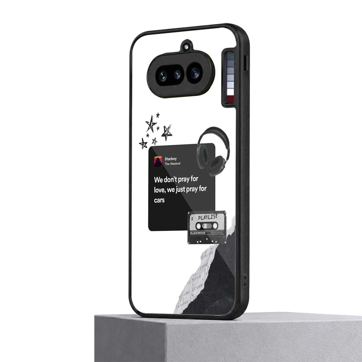 Weeknd Starboy nothing phone 4a mobile cover | shockproof glass phone case