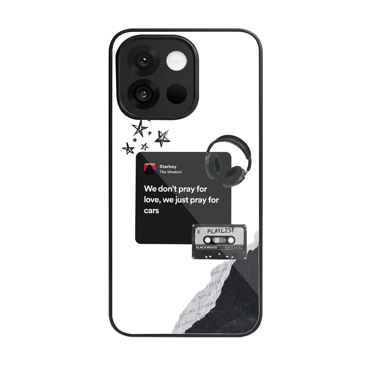 Weeknd Starboy back phone cover | glass case for oneplus 13s