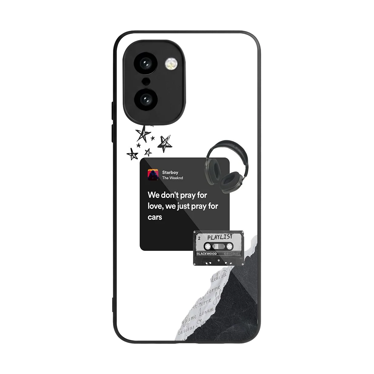 Weeknd Starboy back phone cover | glass case for oneplus 15r