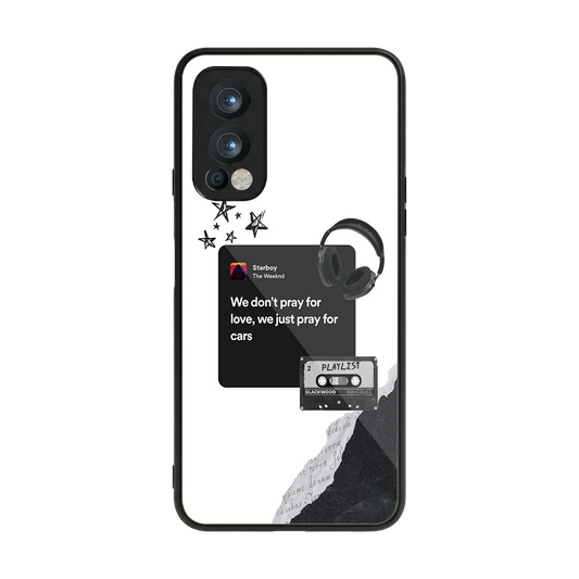 Weeknd Starboy back phone cover | glass case for oneplus nord 2