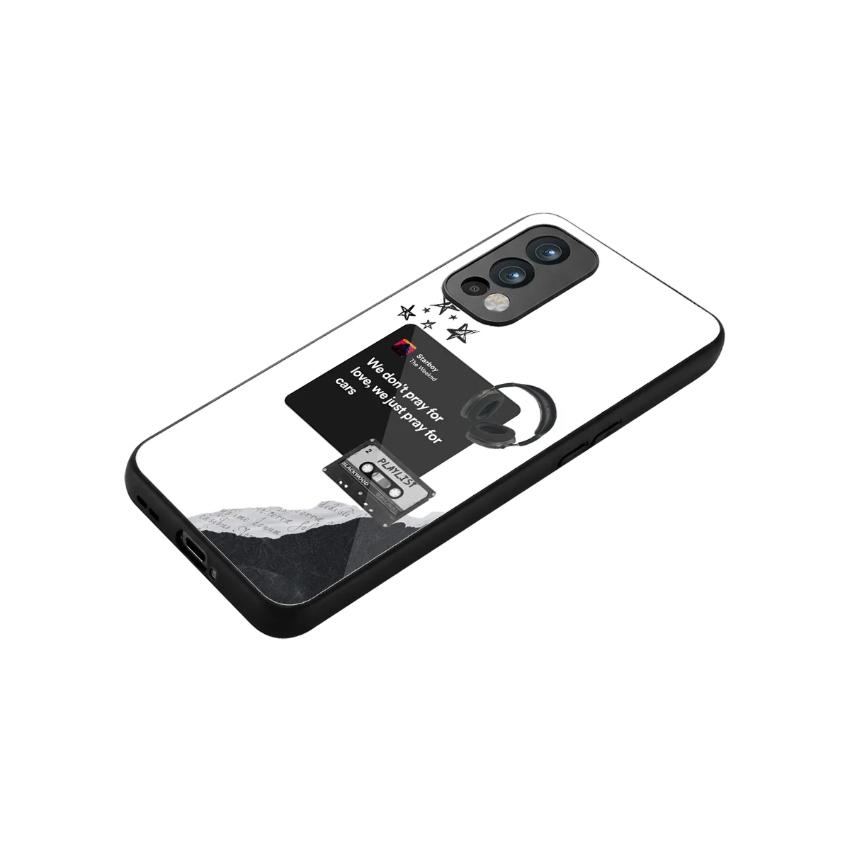 Weeknd Starboy stylish phone case for oneplus nord 2 | glossy glass and slim fit