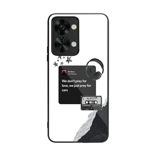 Weeknd Starboy back phone cover | glass case for oneplus nord 2t