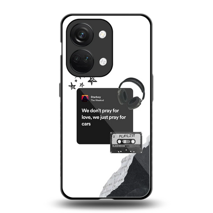 Weeknd Starboy back phone cover | glass case for oneplus nord 3