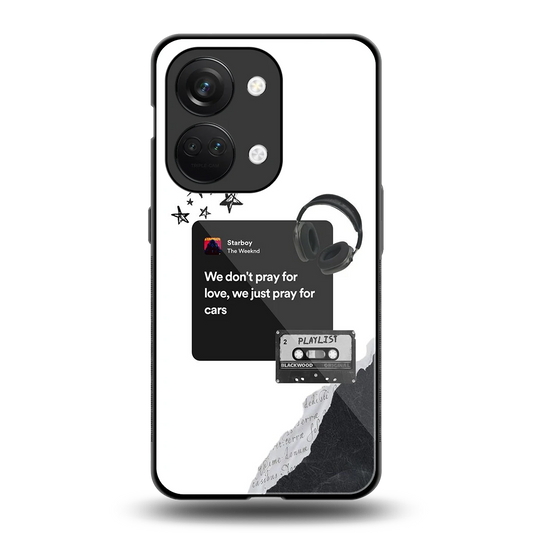 Weeknd Starboy back phone cover | glass case for oneplus nord 3