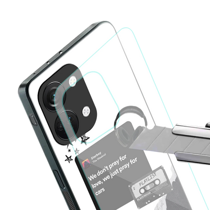 Weeknd Starboy stylish phone case for oneplus nord 3 | glossy glass and slim fit