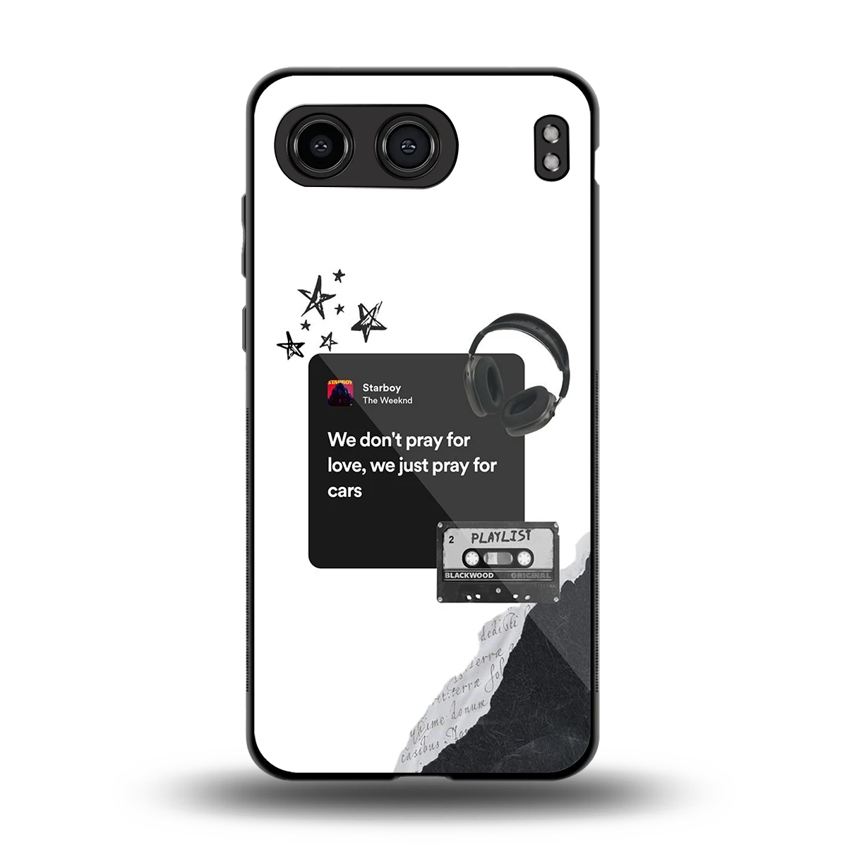 Weeknd Starboy back phone cover | glass case for oneplus nord 4