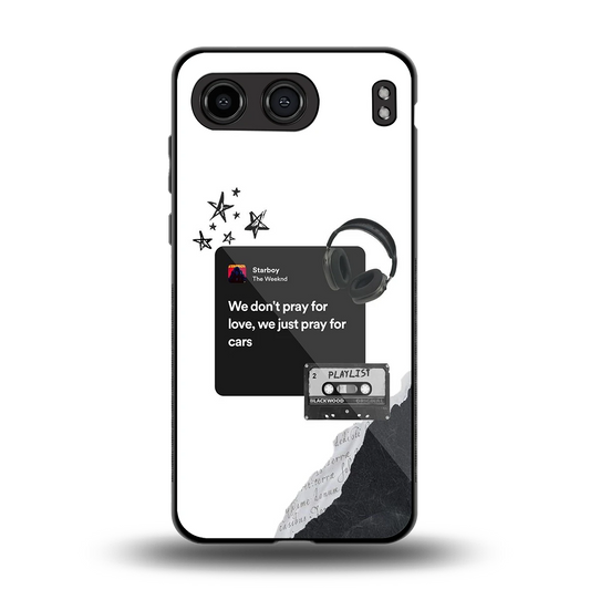 Weeknd Starboy back phone cover | glass case for oneplus nord 4