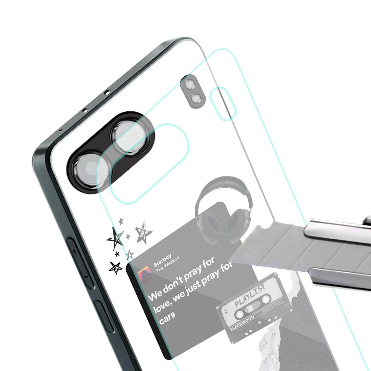 Weeknd Starboy stylish phone case for oneplus nord 4 | glossy glass and slim fit