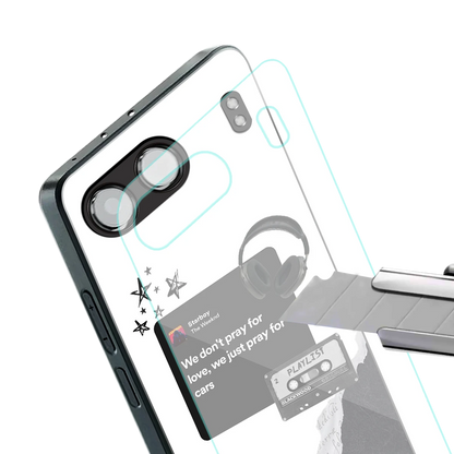 Weeknd Starboy stylish phone case for oneplus nord 4 | glossy glass and slim fit