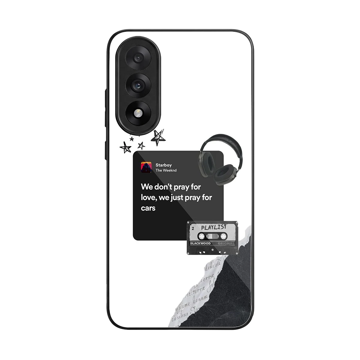Weeknd Starboy back phone cover | glass case for oneplus nord 5