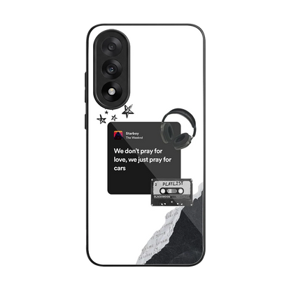 Weeknd Starboy back phone cover | glass case for oneplus nord 5