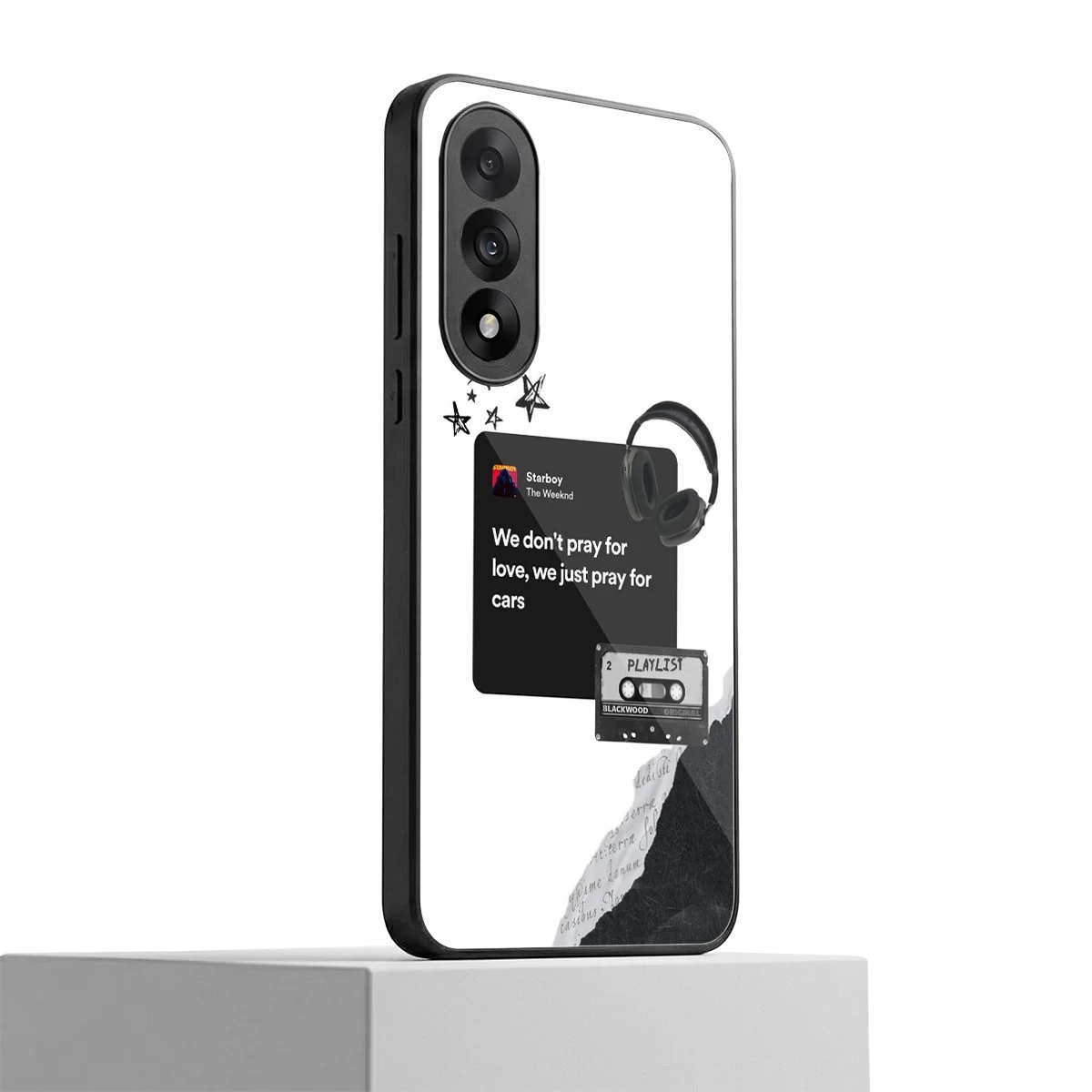 Weeknd Starboy oneplus nord 5 mobile cover | shockproof glass phone case