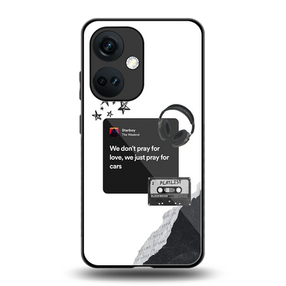 Weeknd Starboy back phone cover | glass case for oneplus nord ce 3