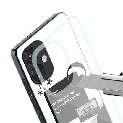 Weeknd Starboy stylish phone case for oneplus nord ce 3 | glossy glass and slim fit