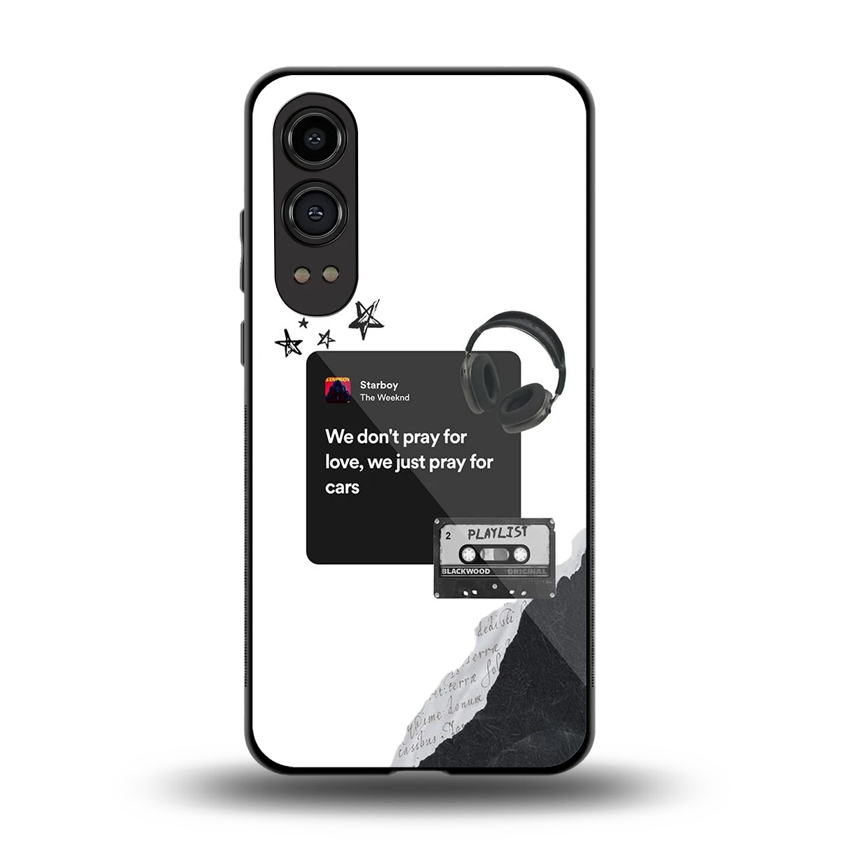 Weeknd Starboy back phone cover | glass case for oneplus nord ce 4 lite