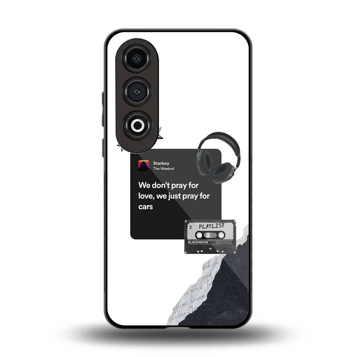 Weeknd Starboy back phone cover | glass case for oneplus nord ce 4