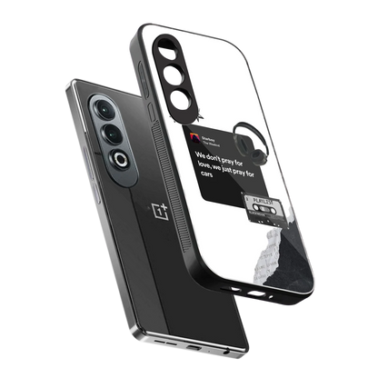 Weeknd Starboy sleek oneplus nord ce 4 cover with tempered glass back and TPU edges