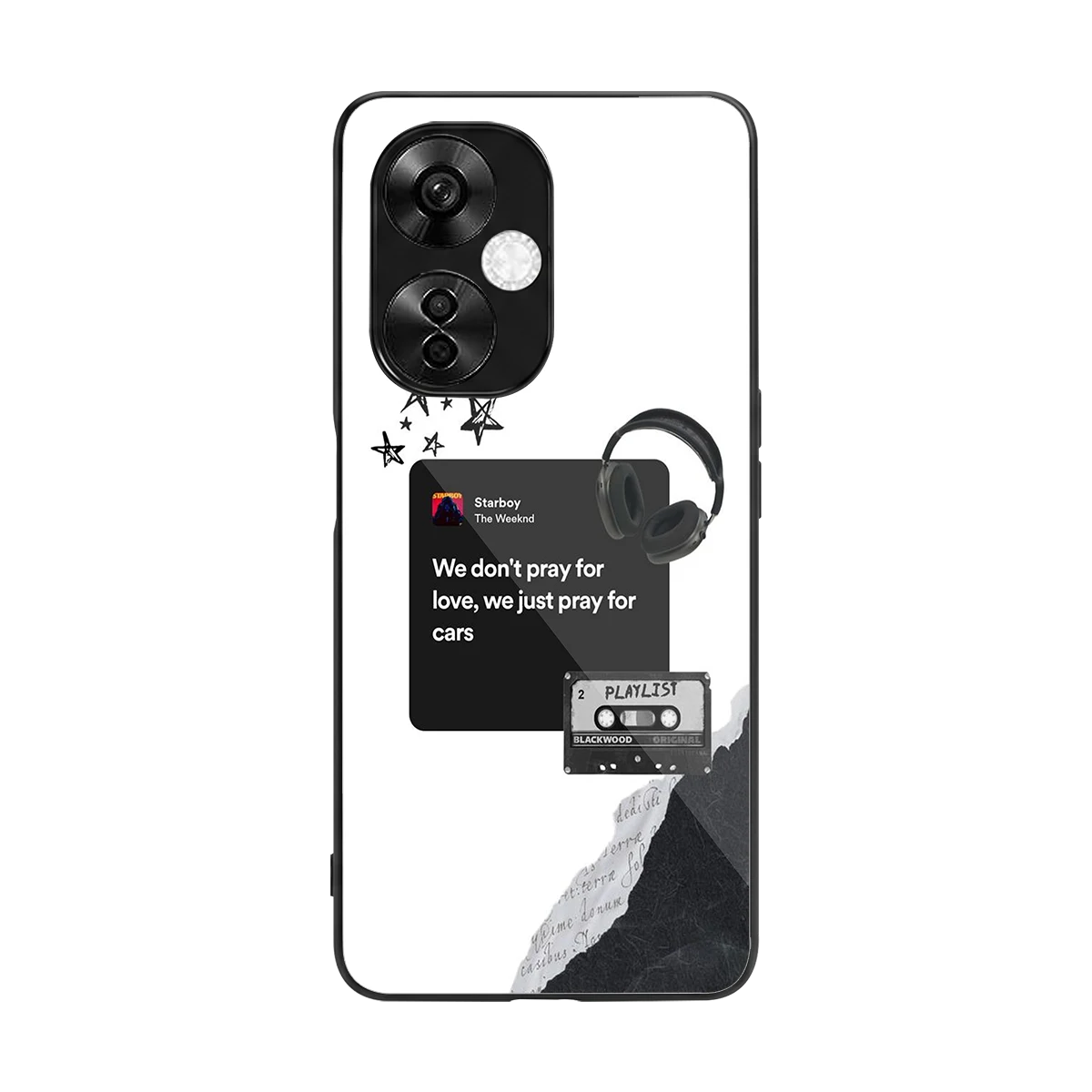 Weeknd Starboy back phone cover | glass case for oneplus nord ce 3 lite