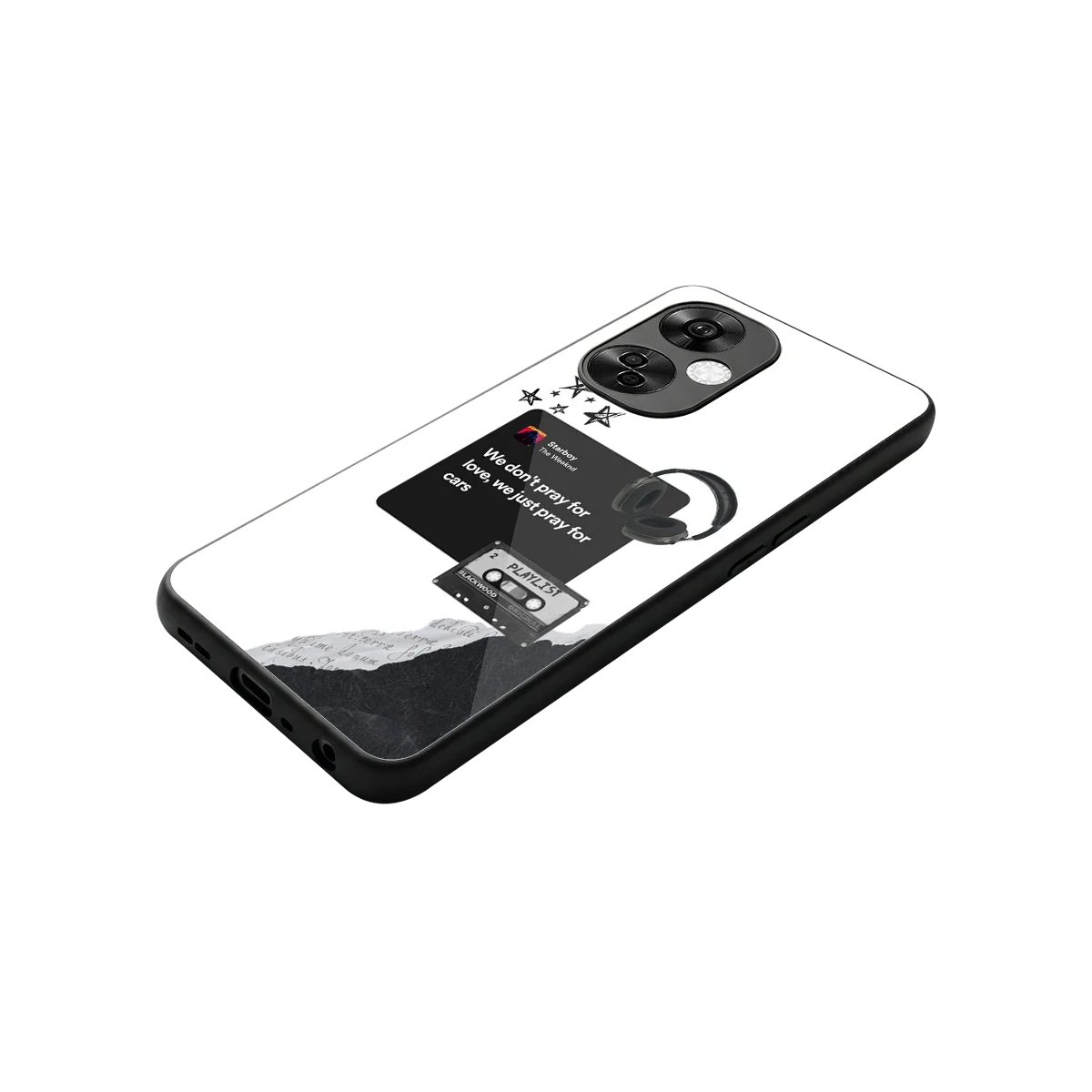 Weeknd Starboy stylish phone case for oneplus nord ce 3 lite | glossy glass and slim fit